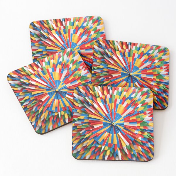 Item preview, Origami Art - Time in Technicolour: The Vibrant Clock designed and sold by ArtfulFolds.