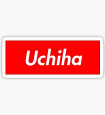 Supreme Uchiha Sticker