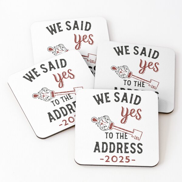 Item preview, we said yes to the address 2025 designed and sold by EmeraldeaArt.