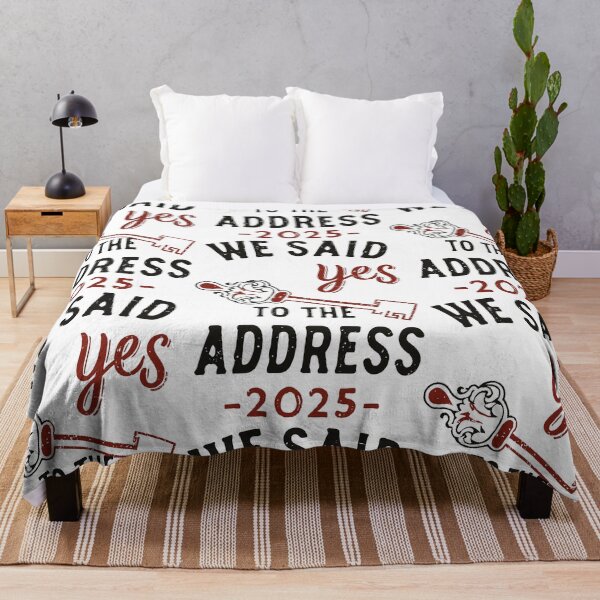Item preview, we said yes to the address 2025 designed and sold by EmeraldeaArt.