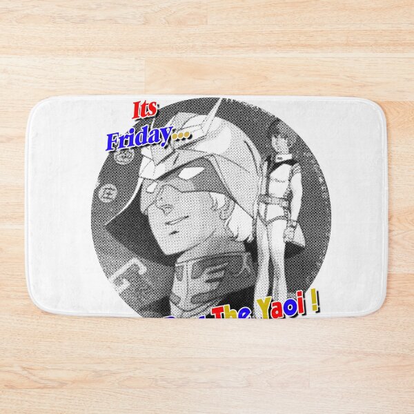 Item preview, Charmuro Char Aznable Amuro Ray Gundam Pass The Yaoi Fujoshi Gift Print designed and sold by MadAnglerPress.