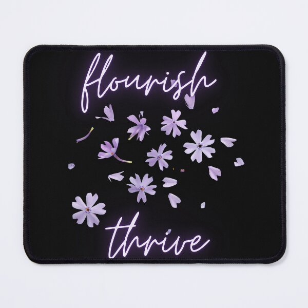 Item preview, Flourish Thrive Purple Flowers designed and sold by Growyld.