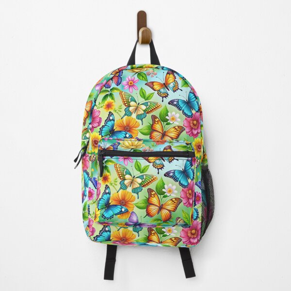 Item preview, Fantastic Butterflies Flying Over the Enchanted Forest - Seamless Pattern #2 designed and sold by Second Draft Visuals.