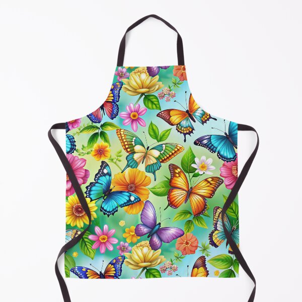 Item preview, Fantastic Butterflies Flying Over the Enchanted Forest - Seamless Pattern #2 designed and sold by Second Draft Visuals.