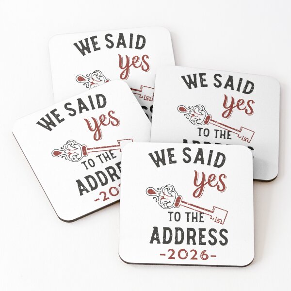 Item preview, we said yes to the address 2026 designed and sold by EmeraldeaArt.