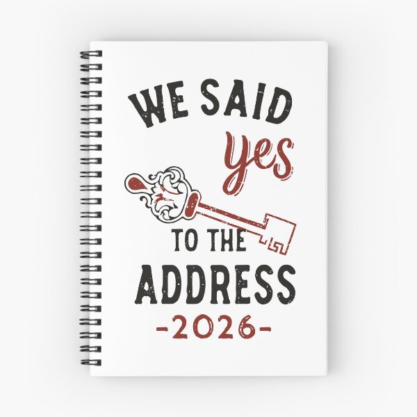 Item preview, we said yes to the address 2026 designed and sold by EmeraldeaArt.