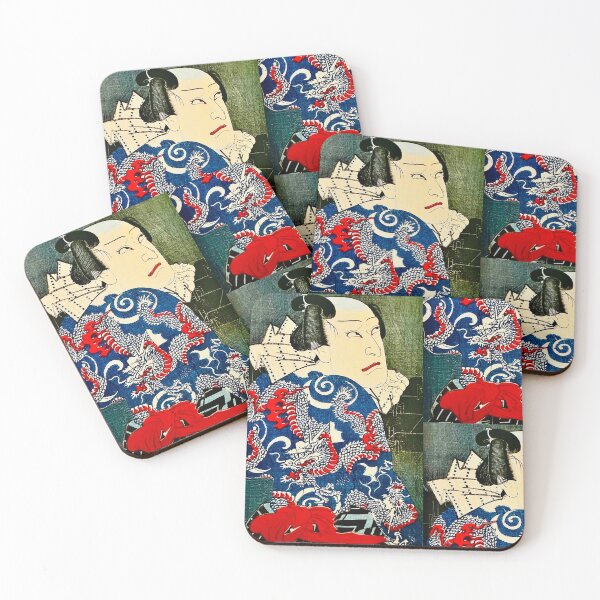 Item preview, Dragon Tattoo Ukiyo designed and sold by Daruma786.