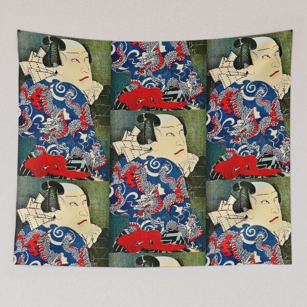 Item preview, Dragon Tattoo Ukiyo designed and sold by Daruma786.