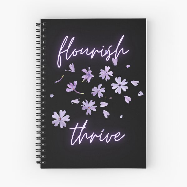 Item preview, Flourish Thrive Purple Flowers designed and sold by Growyld.