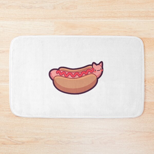 Item preview, Hot Dog Meow designed and sold by MaruKunArt.