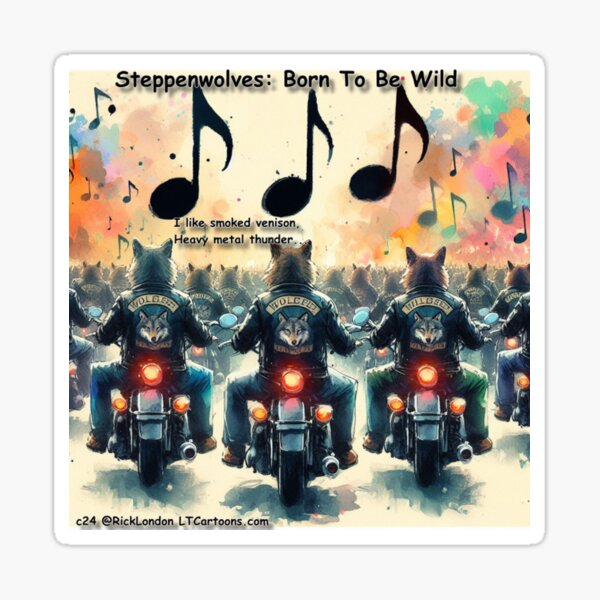 Steppenwolves - Wolf's Angels Sticker
