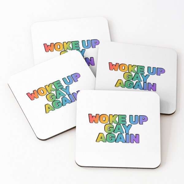 Item preview, Woke up gay again - LGBTQ Pride designed and sold by Inspirationmotivation.
