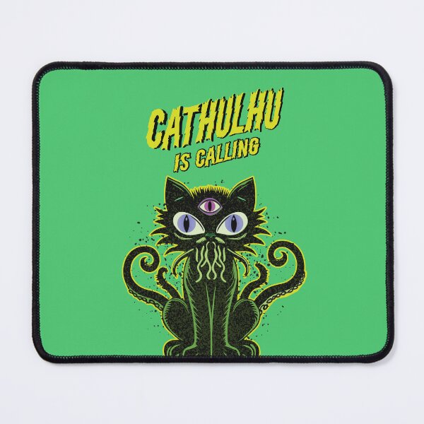 Item preview, Cathulhu is Calling, and is hungry for wet food! designed and sold by Bookisha.