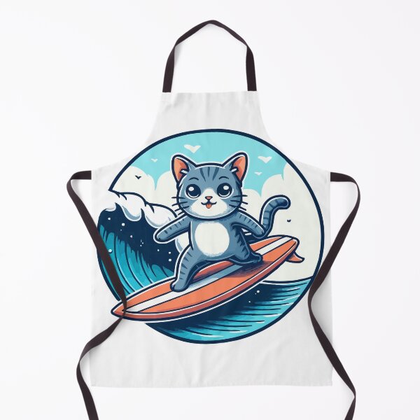 Item preview, Surfing Feline designed and sold by LongIslandDesgn.
