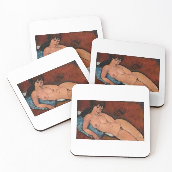 Item preview,  Amedeo Modigliani Nude on a Blue Cushion   designed and sold by TeeARTHY.