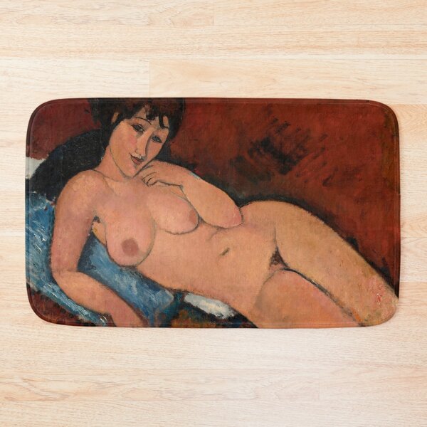 Item preview,  Amedeo Modigliani Nude on a Blue Cushion   designed and sold by TeeARTHY.