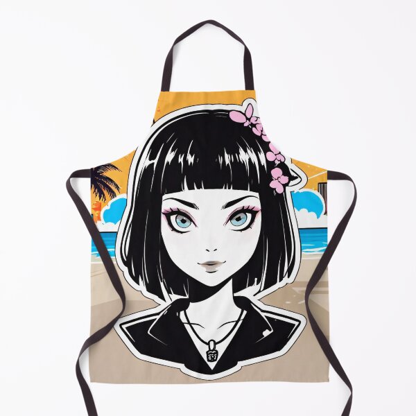 Item preview, Tropical City Vacation Summer Goth Girl designed and sold by MadnessEnvelope.