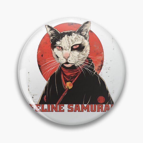 Item preview, "Feline Samurai" designed and sold by BousinilyArt.