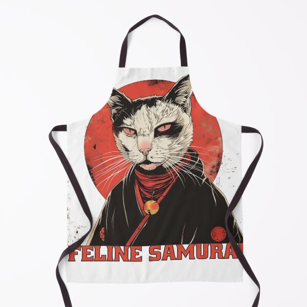 Item preview, "Feline Samurai" designed and sold by BousinilyArt.