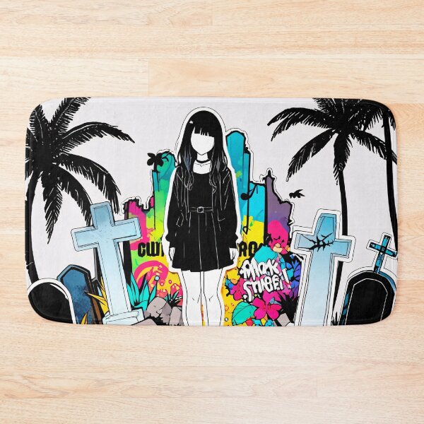 Item preview, Faceless Goth Girl Illustration - New Orleans Graveyard designed and sold by MadnessEnvelope.