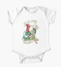 Alan-A-Dale Rooster : OO-De-Lally Golly What A Day Tattoo Watercolor Painting Robin Hood One Piece - Short Sleeve