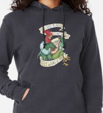 Sudadera con capucha ligera Alan-A-Dale Gallo: OO-De-Lally Golly Qué día tatuaje Acuarela Robin Hood