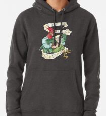 Sudadera con capucha Alan-A-Dale Gallo: OO-De-Lally Golly Qué día tatuaje Acuarela Robin Hood