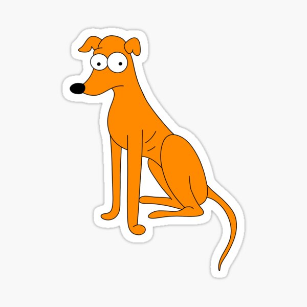 Vista previa del artículo con la obra «Perro Simpson», diseñado y vendido por scarletsunrise.