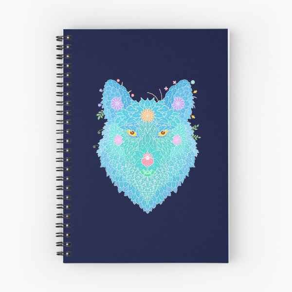 Item preview, Floral  Animal "Wolf" WeArePrettierThanFlowers designed and sold by birthflower.