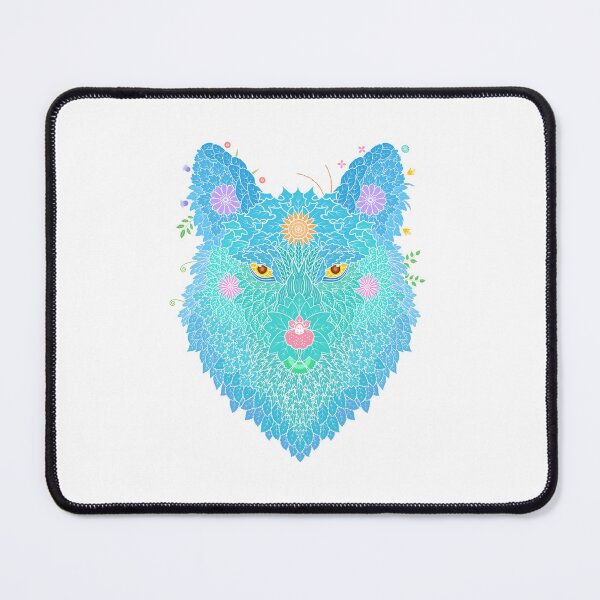 Item preview, Floral Animal "Wolf" WeArePrettierThanFlowers designed and sold by 366birthflower.