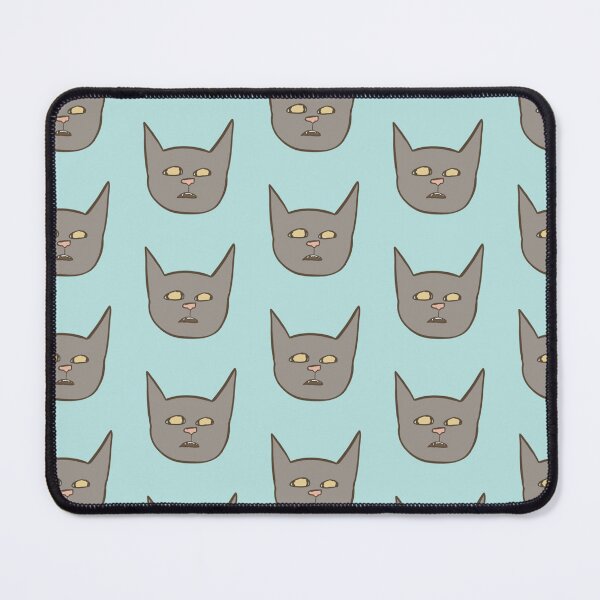 Item preview, Grey Confused Cat Head designed and sold by CamelCorruption.