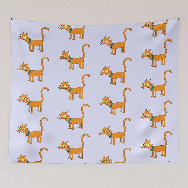 Item preview, Gato Simpson Naranja designed and sold by scarletsunrise.