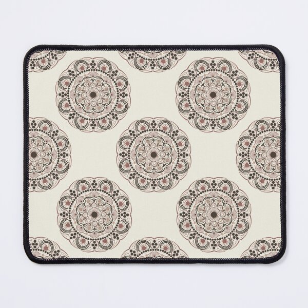 Item preview, Warm Neutrals Espresso Martini Polka Dot Mandala designed and sold by Triplicate Limited.