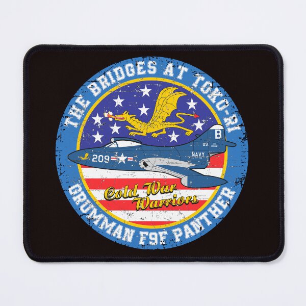 Item preview, Grumman F9F Panther - The Bridges At Toko-Ri - Grunge Style designed and sold by pzd501.