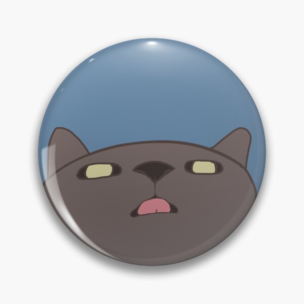 Item preview, Strange Grey Cat Head designed and sold by CamelCorruption.