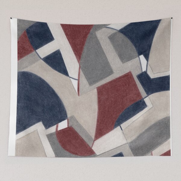 Item preview, Elegant Abstract Geometric Art in Muted Tones designed and sold by TheJoeyStudio.