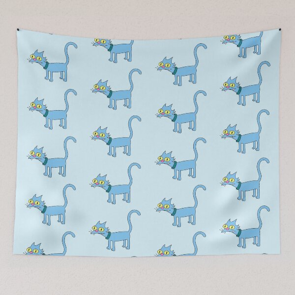 Item preview, Gato Simpson Azul designed and sold by scarletsunrise.