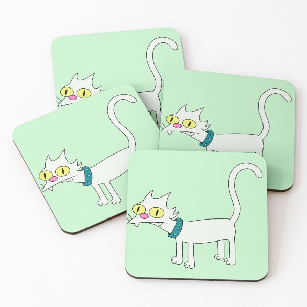 Item preview, Gato Simpson Blanco designed and sold by scarletsunrise.