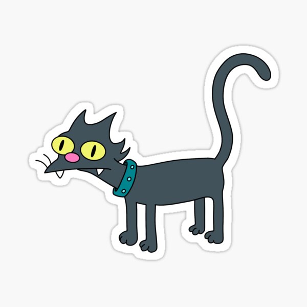 Item preview, Black Simpsons Cat designed and sold by scarletsunrise.