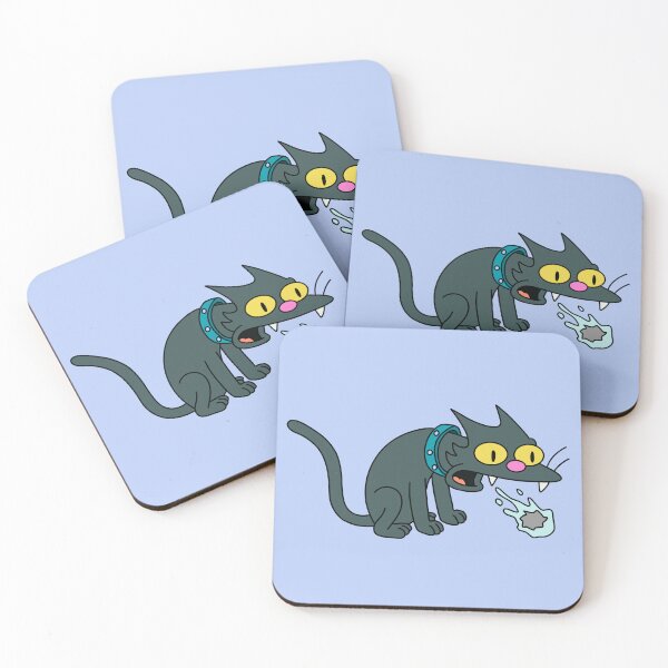 Item preview, Gato Simpson con bola de pelo designed and sold by scarletsunrise.