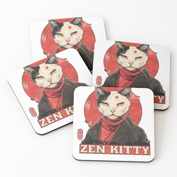 Item preview, "Zen Kitty" designed and sold by BousinilyArt.