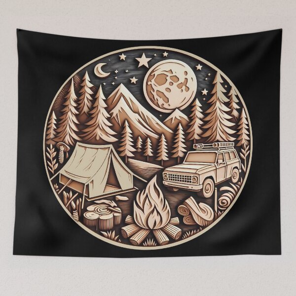 Item preview, Starry Wilderness Campout designed and sold by SportsT-Shirts.