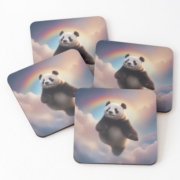 Item preview, Rainbow Panda designed and sold by NerdscapeDC.