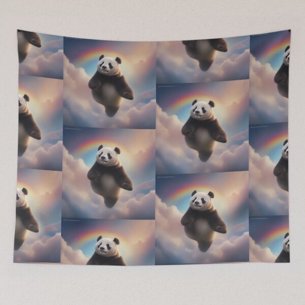 Item preview, Rainbow Panda designed and sold by NerdscapeDC.