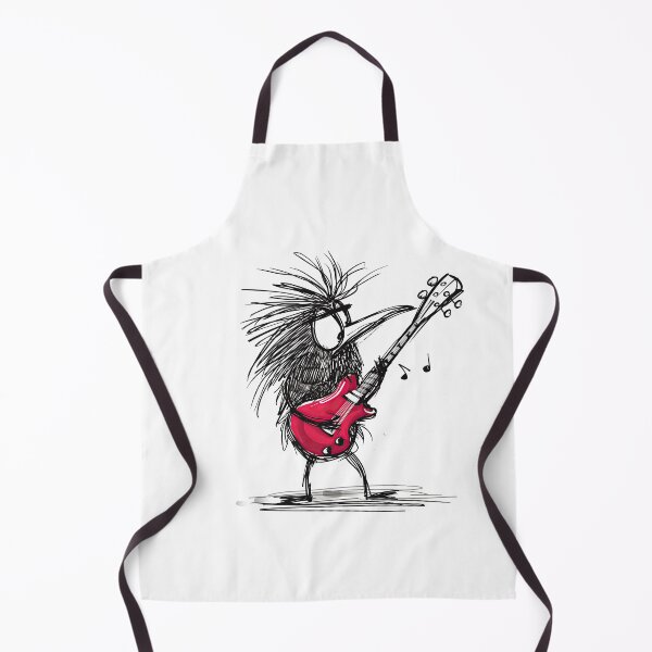 Item preview, Kiwi Bird Guitarist Collection: Homeware and Apparel Featuring a New Zealand Icon designed and sold by ThePurpleMelon.