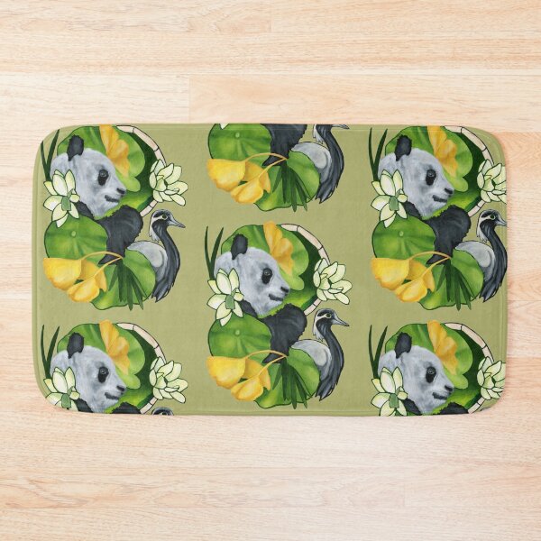Item preview, Panda and crane designed and sold by KnowingWonder.