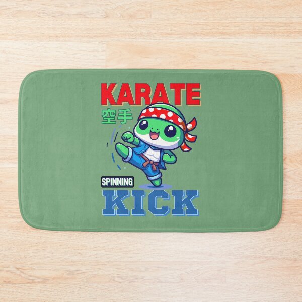 Item preview, karate fighter, karate, spinning kick designed and sold by antcpjr682.