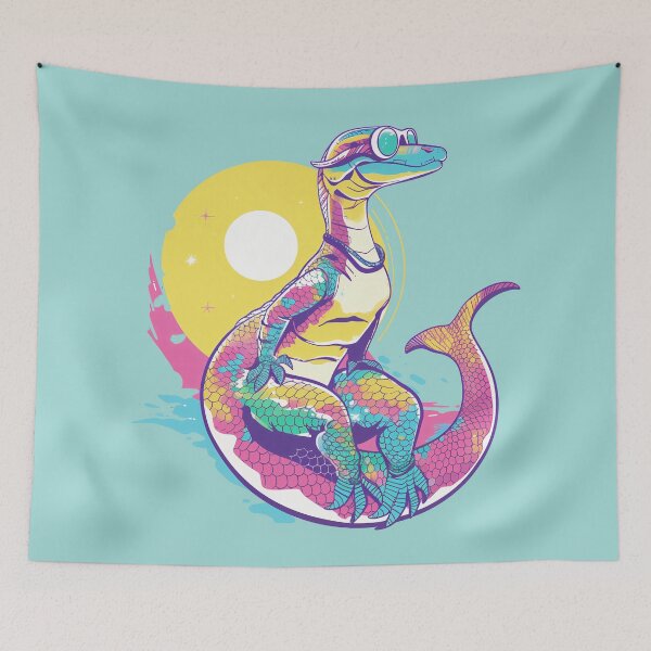 Item preview, Retro Beach Dinosaur designed and sold by wyntera.