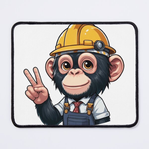 Item preview, Monkey business- construction worker 2 designed and sold by jessagirl.