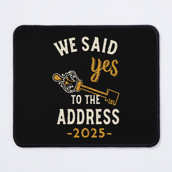 Item preview, we said yes to the address 2025 - light designed and sold by EmeraldeaArt.